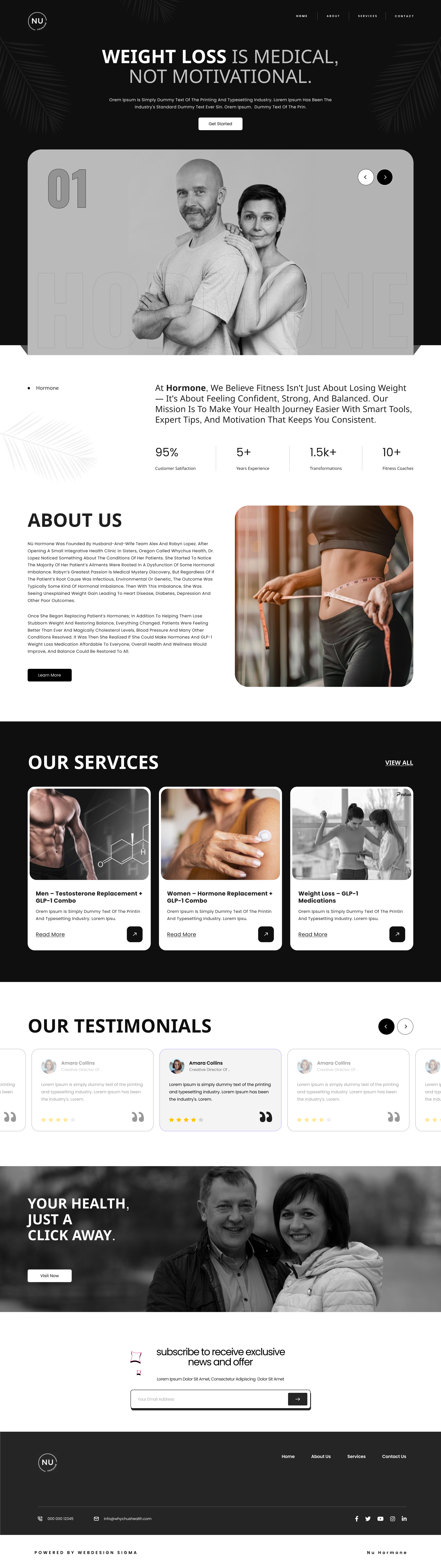 Weight Loss Web Template - 01