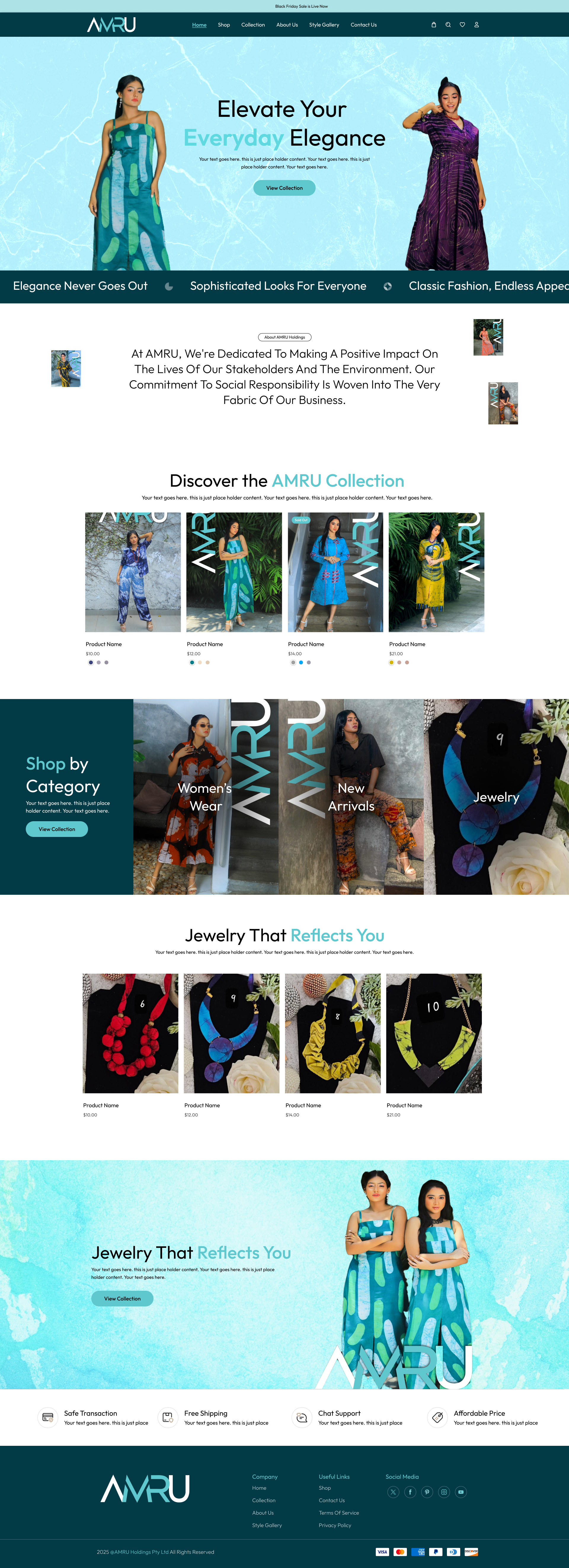 eCommerce Web Template - 01