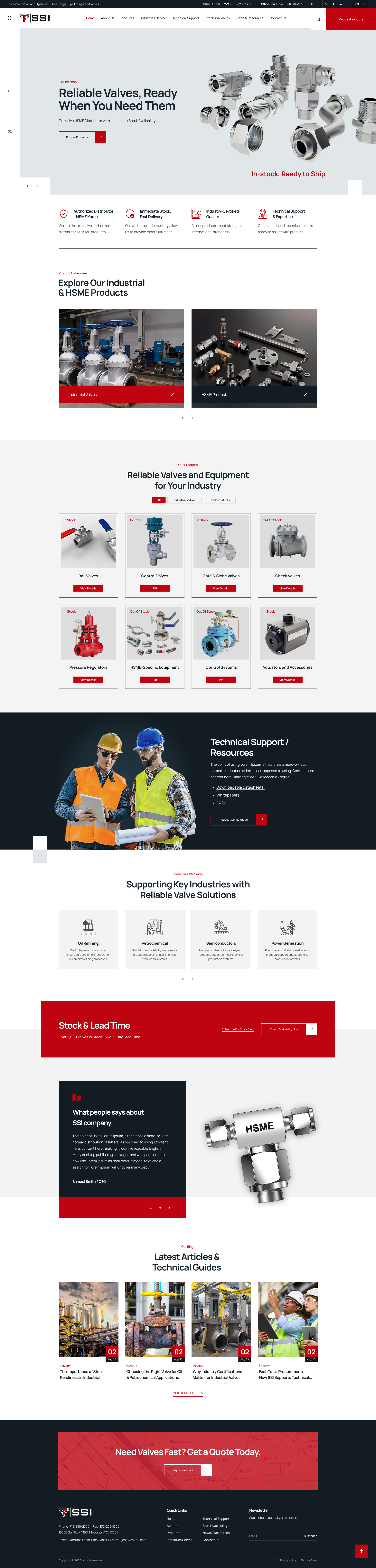 Industrial Web Template 01 | Modern Manufacturing 