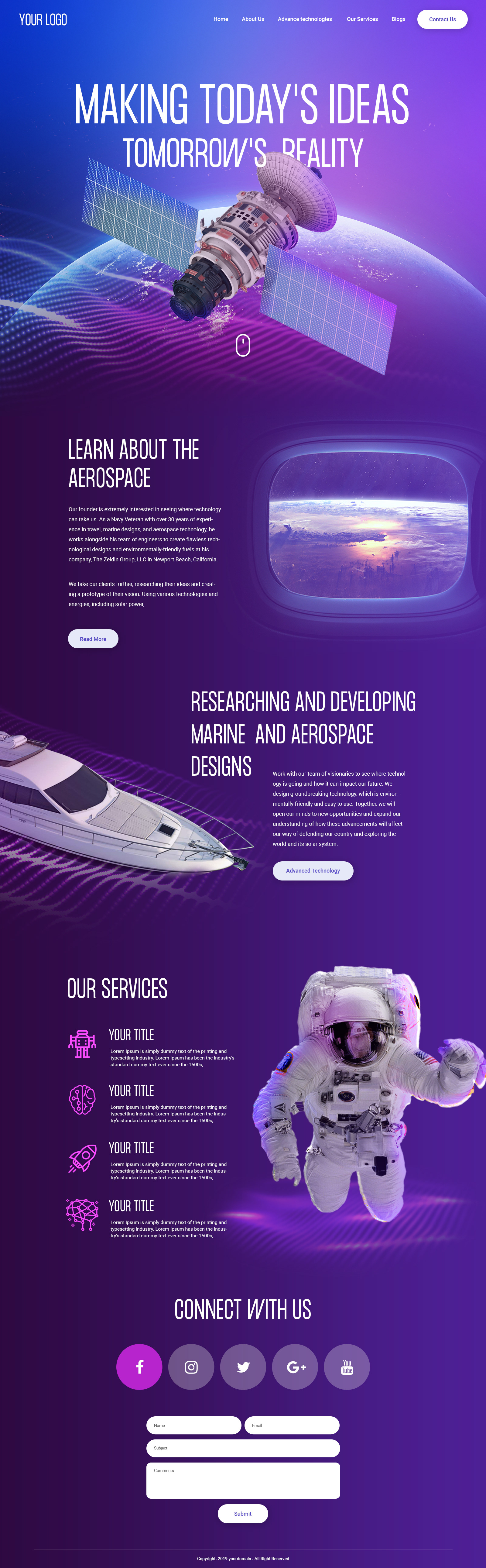 Technology Web Template - 02